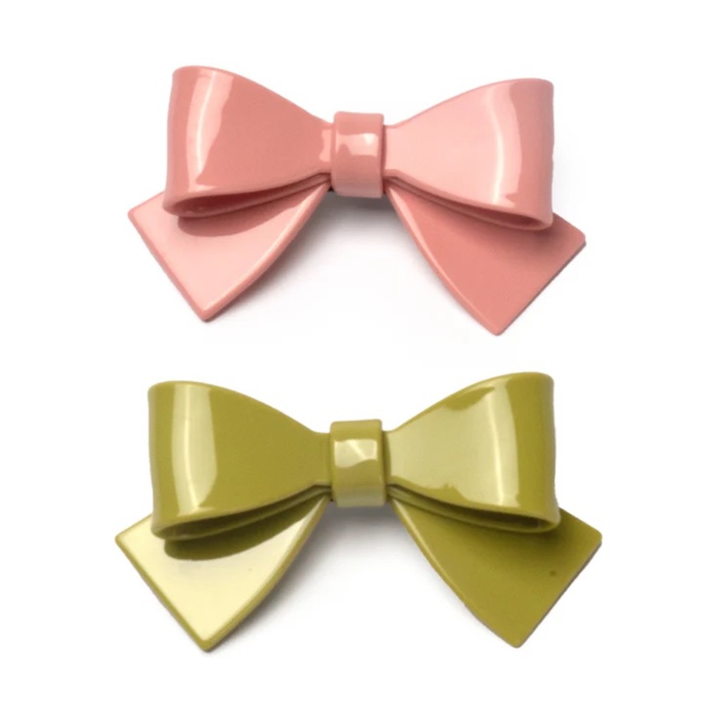 NWOT 🎉HP🎉Coquette Bow French barrettes - Picture 2 of 7